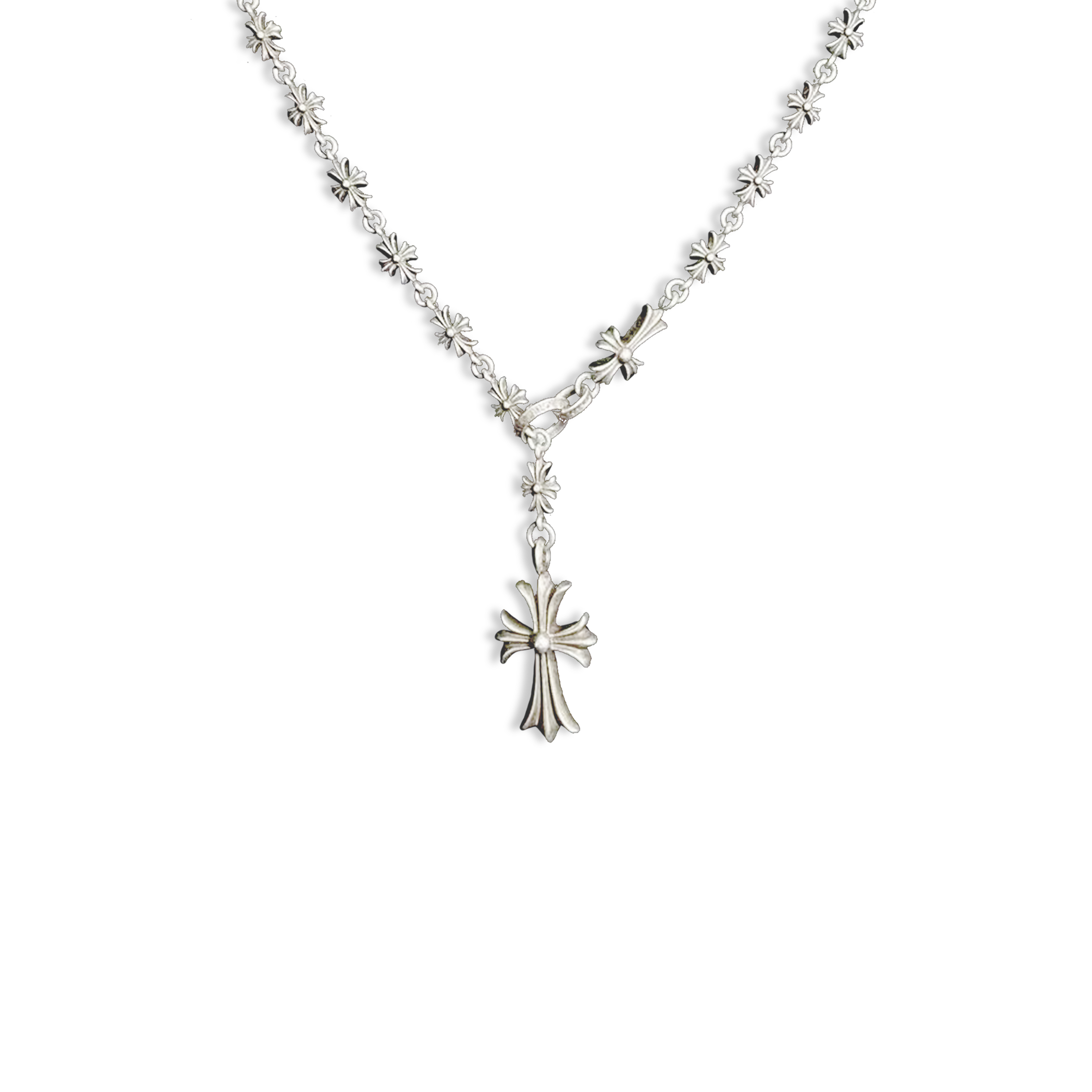 Ch*0me He**ts rosary necklace